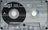 Compact Cassette Konica SG 90 Type I Normal 1993 Europe