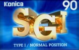 Compact Cassette Konica SG 90 Type I Normal 1993 Europe