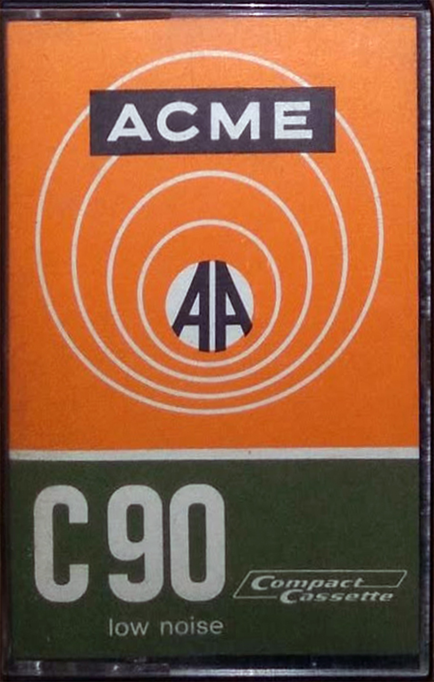 Compact Cassette Acme 90 Type I Normal Latin America