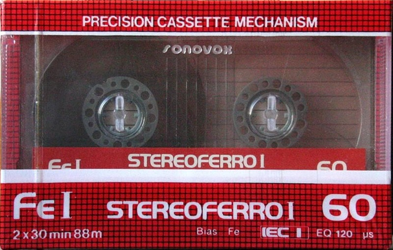Compact Cassette Sonovox Fe I 60 Type I Normal 1985 Portugal
