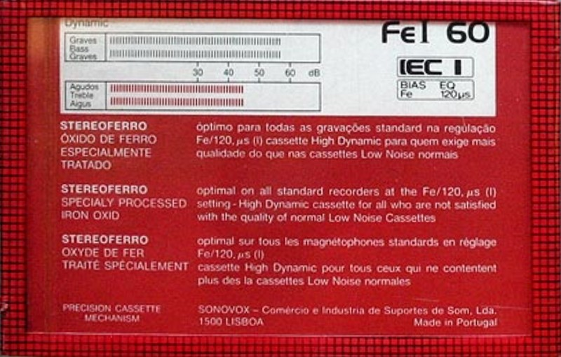 Compact Cassette: Sonovox  - Fe I 60