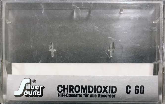 Compact Cassette Silver Sound Super Ferro 60 Type II Chrome 1986 Germany