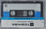 Compact Cassette Toshiba AX 60 Type II Chrome 1980 Europe