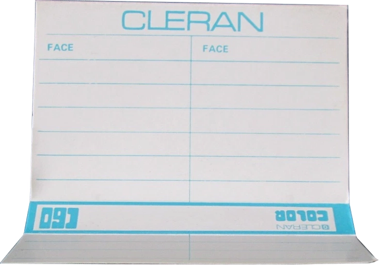 Compact Cassette Cleran Color 60 Type I Normal 1978 France