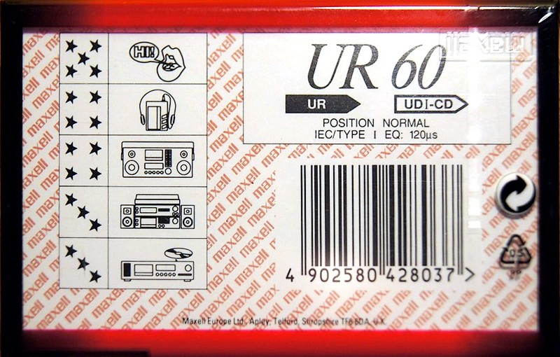 Compact Cassette: Maxell / Hitachi Maxell - UR 60