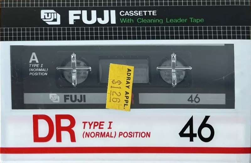 Compact Cassette Fuji DR 46 Type I Normal 1982 North America