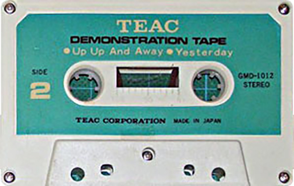 Compact Cassette Teac "GMD-1012" Demonstration Tape 1978 Japan