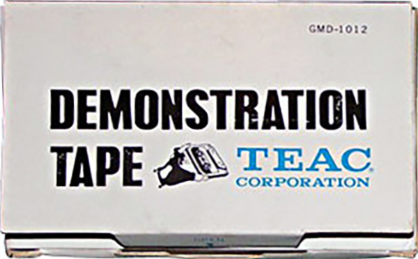 Compact Cassette Teac "GMD-1012" Demonstration Tape 1978 Japan