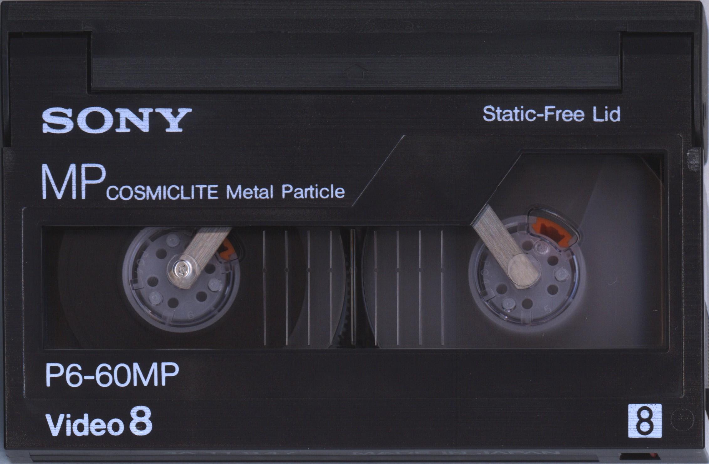 Video8, Hi8, Digital8 Sony MP 60 "Video8 P6-60MPN" Type IV Metal 1988 Japan