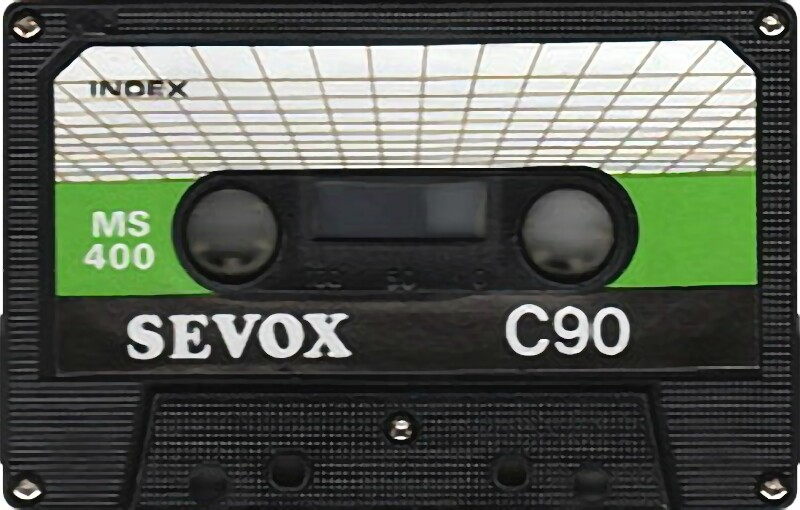 Compact Cassette Sevox 90 Type I Normal Hong Kong