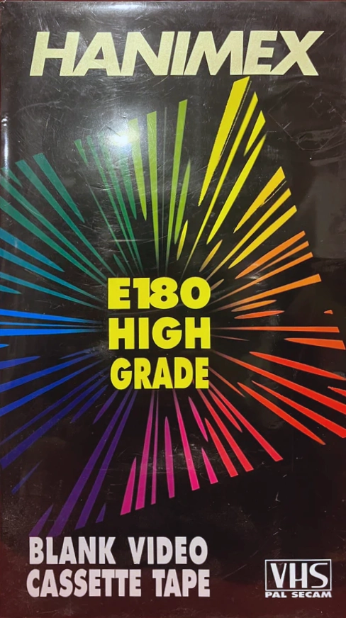 VHS, Video Home System Hanimex 180 Type I Normal USA