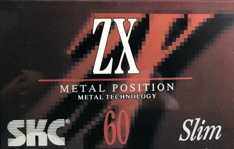 Compact Cassette SKC ZX 60 Type IV Metal 1995 Europe