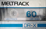 Compact Cassette Meltrack DR-X 60 Type I Normal 1988 India