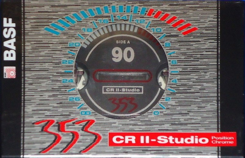 Compact Cassette: BASF  - CR II-Studio 90