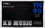 Compact Cassette KB Music FN 90 Type I Normal 1989 France