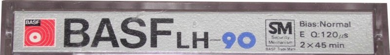 Compact Cassette BASF LH 90 Type I Normal 1978 Japan