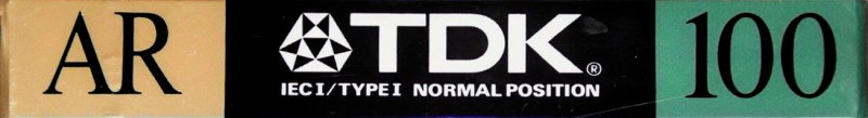 Compact Cassette: TDK  - AR 100