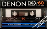 Compact Cassette Denon DX3 60 Type I Normal 1981 Japan