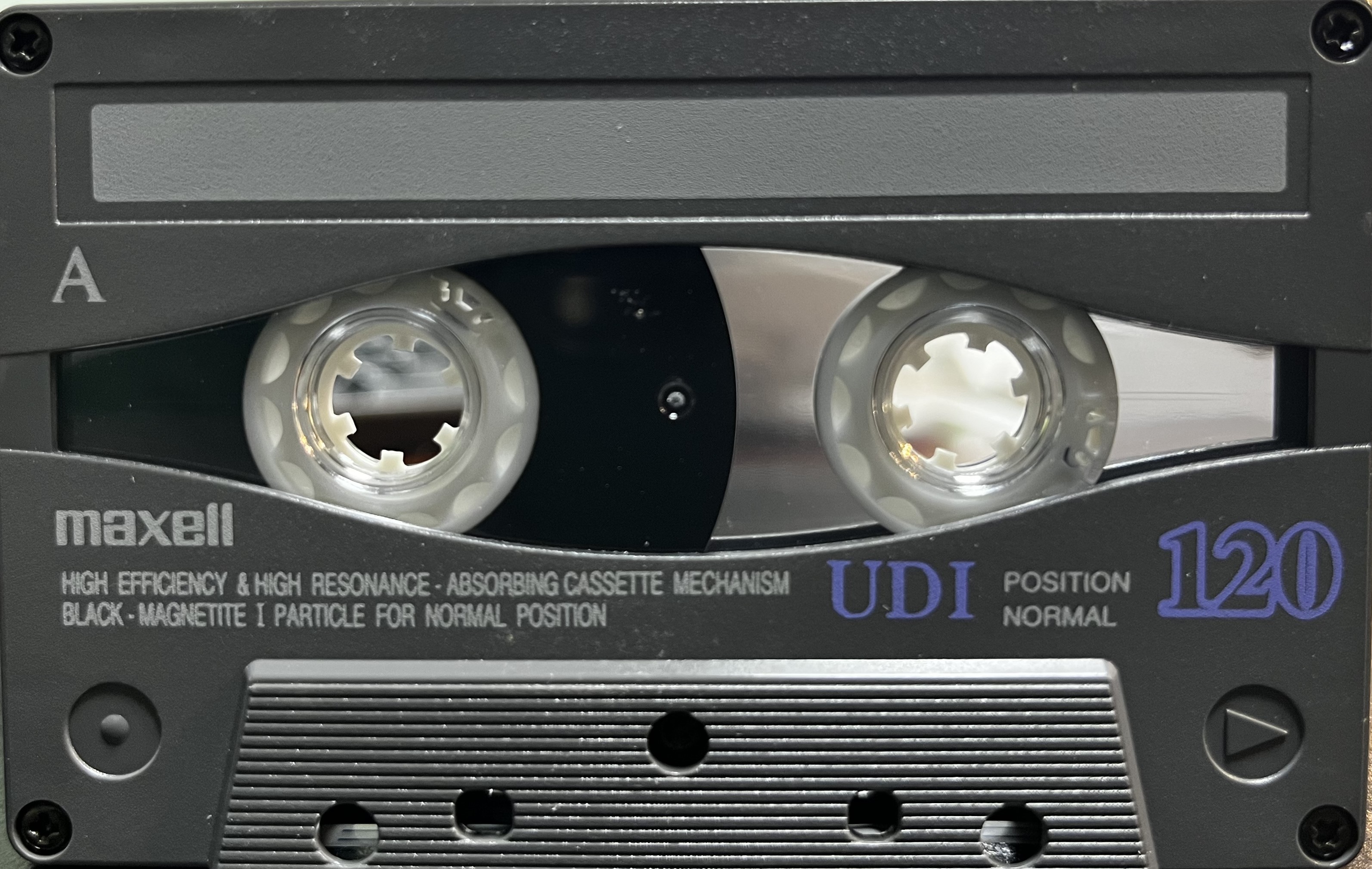 Compact Cassette Maxell UDI / UD1 120 "UD1-120(L)" Type I Normal 2002 Worldwide