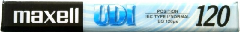 Compact Cassette Maxell UDI / UD1 120 "UD1-120(L)" Type I Normal 2002 Worldwide