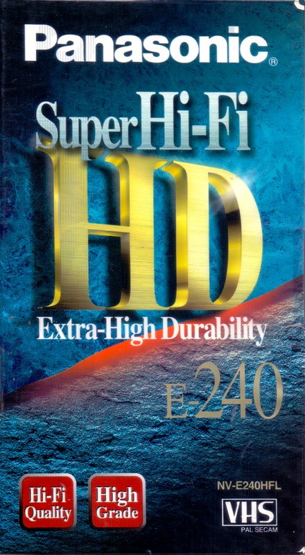 VHS, Video Home System: Matsushita Panasonic - Super Hi-Fi HD 240