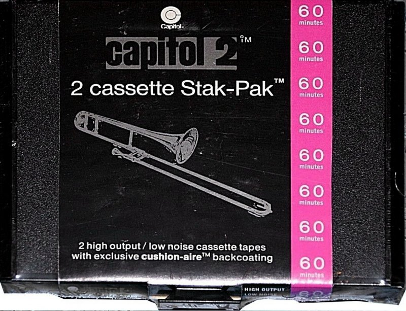2 pack Capitol Capitol 2 60 "Stak-Pak" Type I Normal 1972 USA