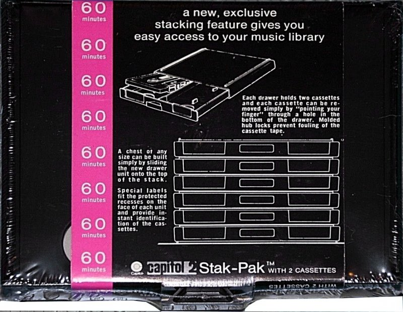2 pack Capitol Capitol 2 60 "Stak-Pak" Type I Normal 1972 USA