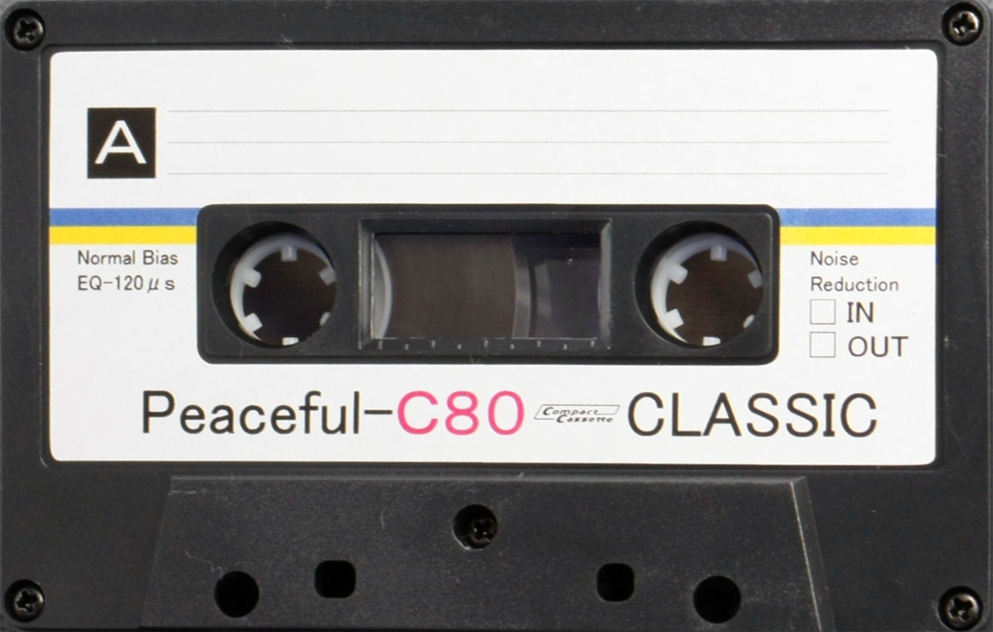 Compact Cassette Classic Pf / Peaceful 80 Type I Normal 2022 Worldwide