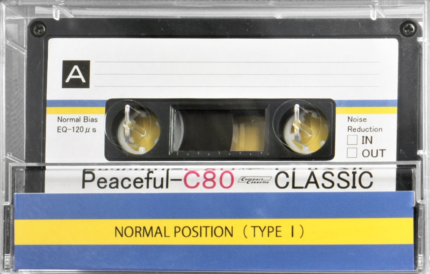 Compact Cassette Classic Pf / Peaceful 80 Type I Normal 2022 Worldwide