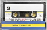 Compact Cassette Classic Pf / Peaceful 80 Type I Normal 2022 Worldwide