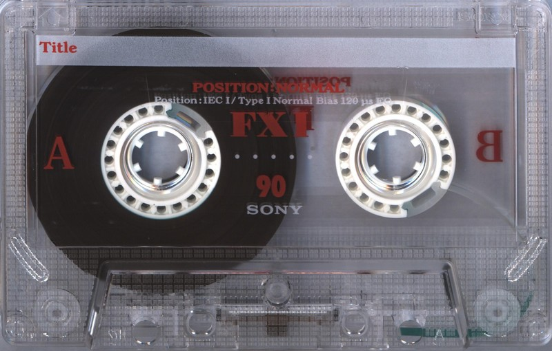 Compact Cassette Sony FX 90 "C-90FX1B" Type I Normal 1996 Europe