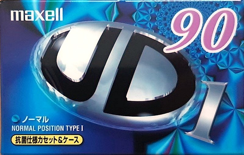Compact Cassette Maxell UDI / UD1 90 "UD1-90M" Type I Normal 1999 Japan