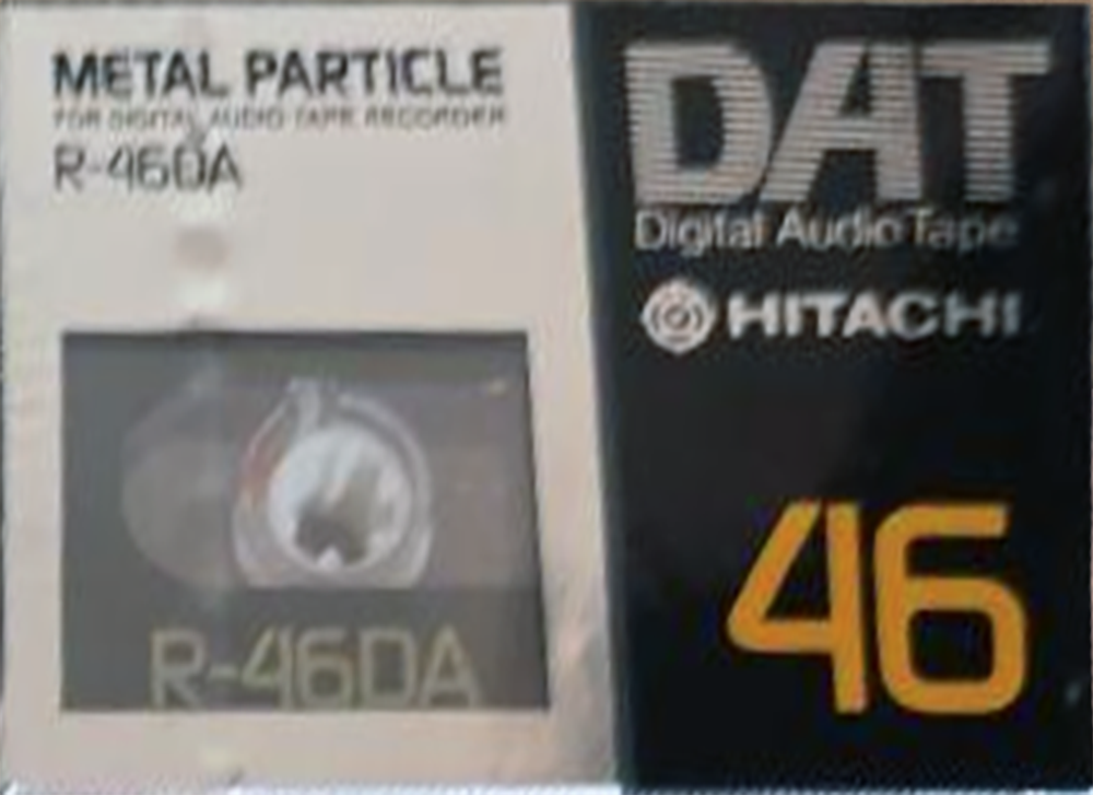 Digital Audio Tape Hitachi 46 "R-46DA" Type IV Metal 1990 Japan