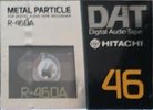 Digital Audio Tape Hitachi 46 "R-46DA" Type IV Metal 1990 Japan