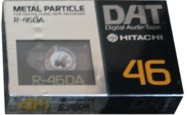 Digital Audio Tape Hitachi 46 "R-46DA" Type IV Metal 1990 Japan