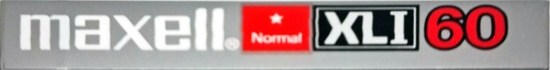 Compact Cassette Maxell XLI 60 Type I Normal 1985 Japan