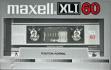 Compact Cassette Maxell XLI 60 Type I Normal 1985 Japan