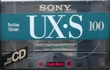 Compact Cassette Sony UX-S 100 Type II Chrome 1992 Europe