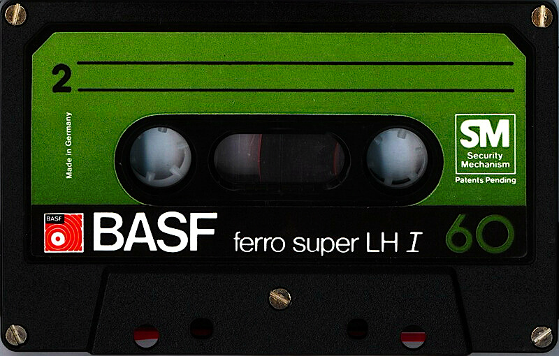 Compact Cassette BASF Ferro Super LH I 60 Type I Normal 1977 Europe