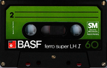 Compact Cassette BASF Ferro Super LH I 60 Type I Normal 1977 Europe