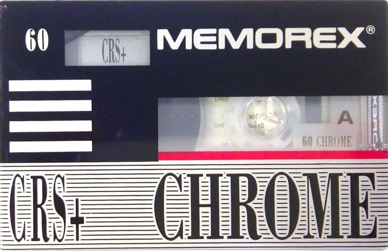 Compact Cassette Memorex CRS+ 60 Type II Chrome 1991 Europe