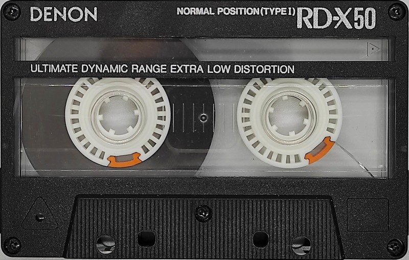 Compact Cassette Denon RD-X 50 "RD-X50N" Type I Normal 1988 Japan