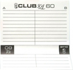 Compact Cassette Club 60 Type I Normal USA