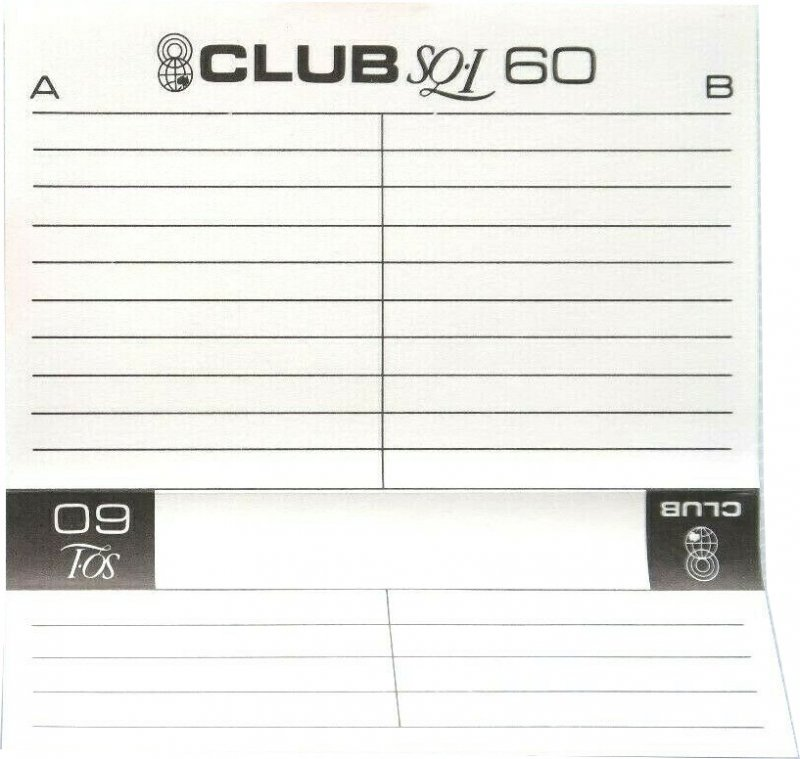 Compact Cassette: Unknown Club -  60