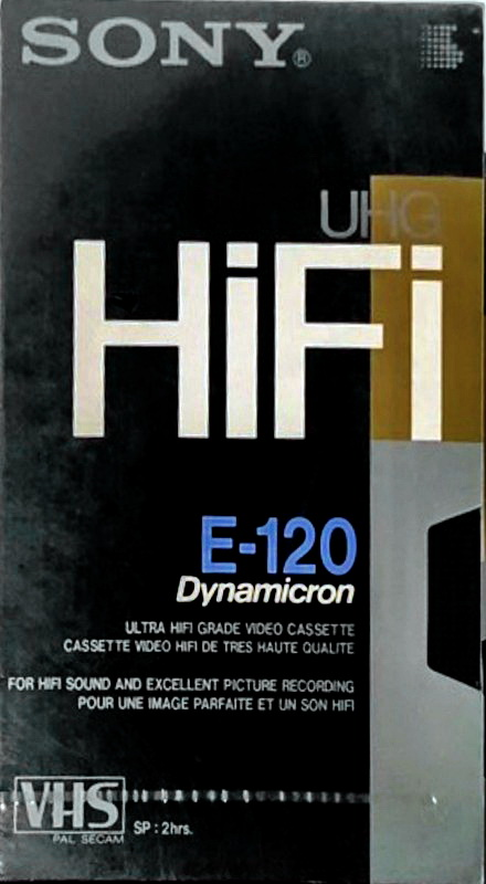 VHS, Video Home System: Sony  - UHG-HiFi 120