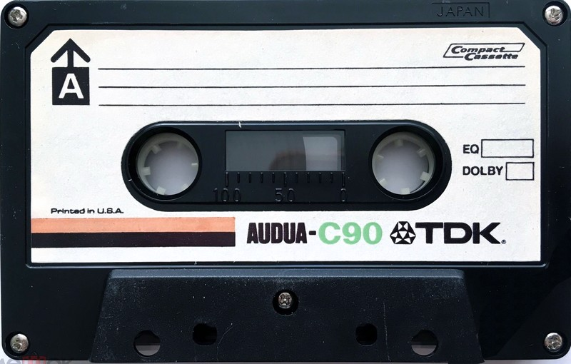 Compact Cassette TDK Audua 90 Type I Normal 1975 Europe, USA