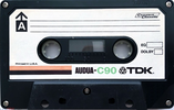 Compact Cassette TDK Audua 90 Type I Normal 1975 Europe, USA