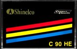 Compact Cassette Shinelco HE 90 Type I Normal 1980 Italy