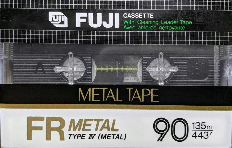 Compact Cassette Fuji FR Metal 90 Type IV Metal 1984 North America