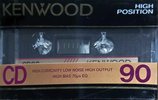 Compact Cassette Kenwood CD 90 Type II Chrome 1985 Japan